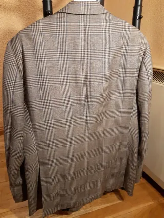 Americana de cuadros hombre, talla,52  L / XL eleg