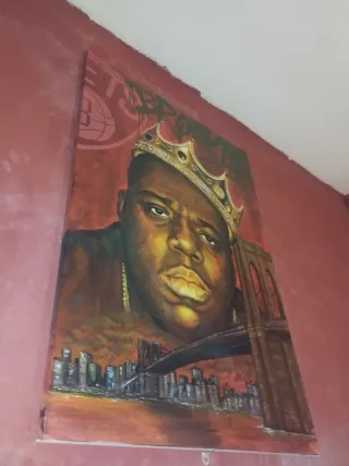 Cuadro Notorious BIG Hecho a Mano