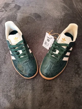 Adidas Samba Verde Piel Serpiente Talla todas