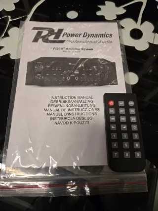 Amplificador Power Dynamics PV220BT Bluetooth