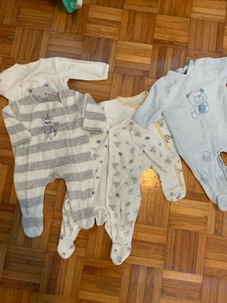 Lote Ropa Bebé Pijamas Pies