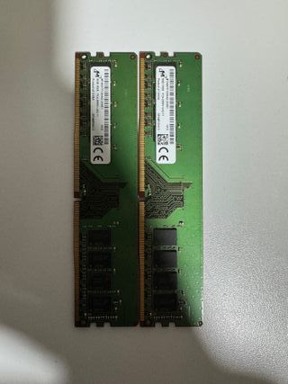 RAM DDR4 16GB (2x8GB) 1RX8 PC4-2666V-UA2-11 Micron