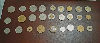 Colección de monedas antiguas