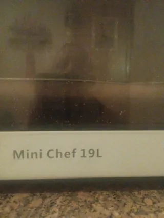 Horno sobremesa plateado