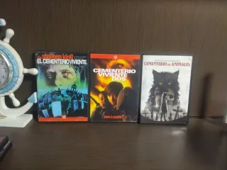 Pack 3 DVDs: Cementerio Viviente 1 y 2 y Animales