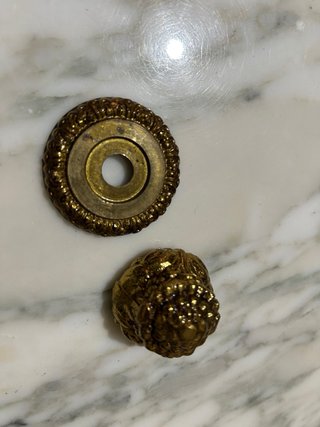 Plafón de techo grande cristal y metal