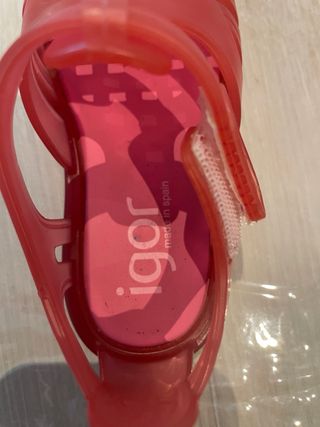 Cangrejeras Igor rosas Talla 22