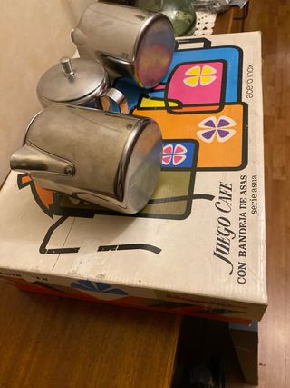 Juego café metal Magefesa