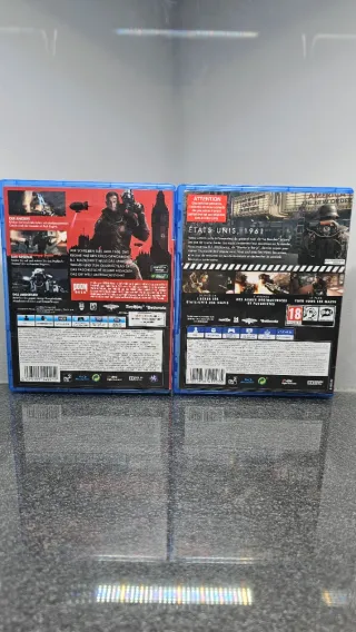 2X Wolfenstein The New Order I & II 1 2 PS4