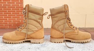 Botas militares tierra español beige