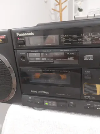 Radiocassette Panasonic RX-DS650 Negro