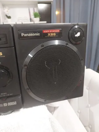 Radiocassette Panasonic RX-DS650 Negro