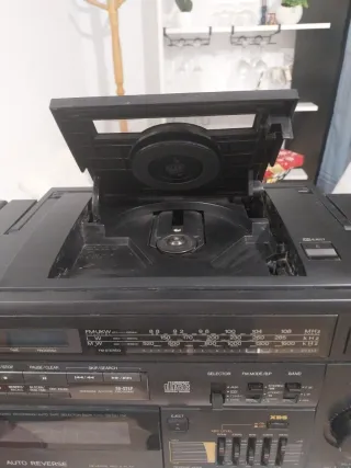 Radiocassette Panasonic RX-DS650 Negro