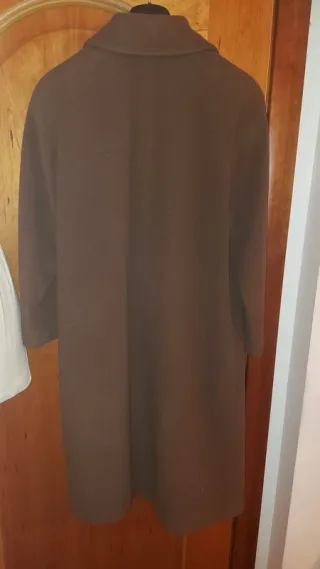 Cappotto Lana Vergine Donna Tg 45 Marrone