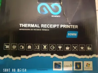 Conjunto 2 Impressora Térmica GO INFINITY Recibos