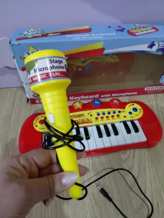 Tastiera Elettronica Bontempi con Microfono