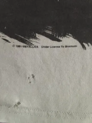 Camiseta Metallica 1991 Wherever I May Roam