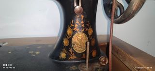 Máquina de coser Singer antigua 1083279 año 1892.