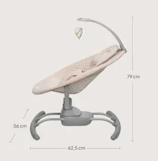 Mecedora eléctrica para bebé Lionelo