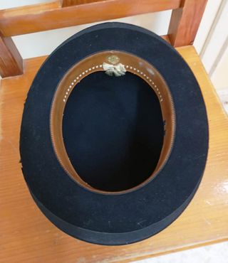 Sombrero bombín vintage negro