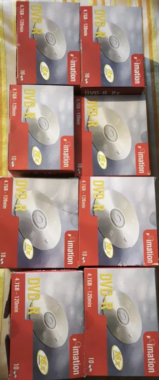 DVD-R Imation 4.7 GB (8 Pacotes de 10)