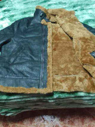 Chaqueta aviador marrón