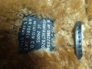 Chaqueta aviador marrón