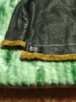 Chaqueta aviador marrón