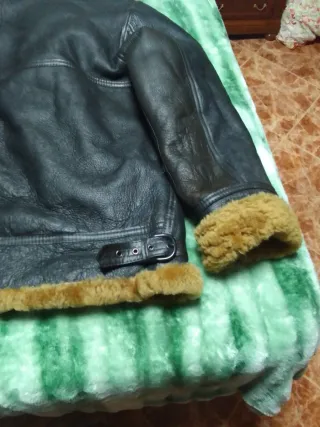 Chaqueta aviador marrón