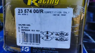 Discos y pastillas delanteros Astra G