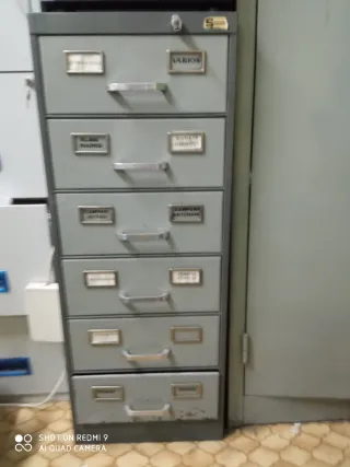 Armario Archivador Metálico Vintage
