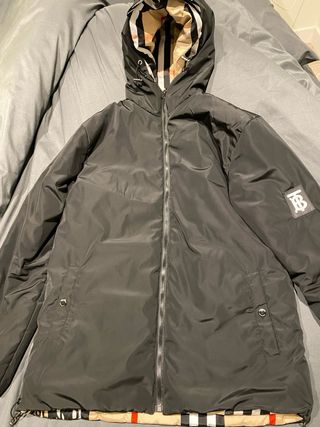 Chaqueta Burberry Reversible Beige Multicolor