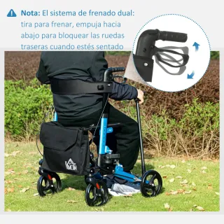 Andador para ancianos con asiento