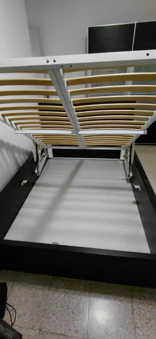 Canapé IKEA Malm 140x200 Negro