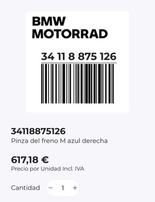 Pinzas Freno BMW M1000RR