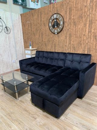 Oferta! Nuevo sofa cama matrimonial con arcón + 2 cojines