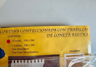 Juego de 2 cortinas azules