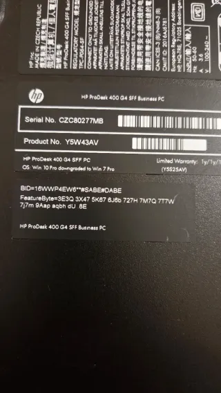HP ProDesk 400 SFF PC Sobremesa