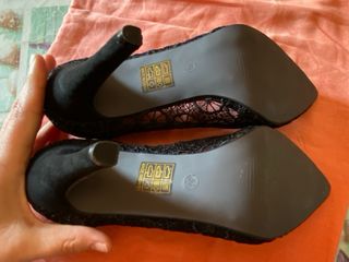 Scarpe Tulipano tacco 12 nere