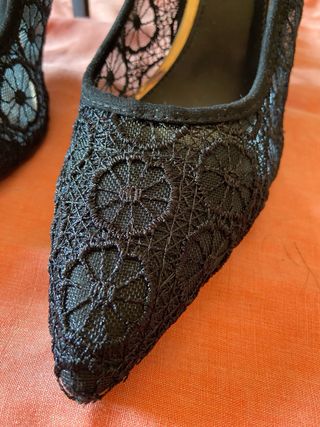 Scarpe Tulipano tacco 12 nere