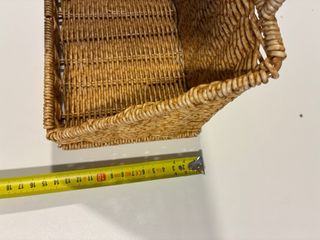 Juego de 4 cestas decorativas de mimbre