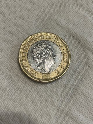Moneda 1 Libra Isabel II 2017