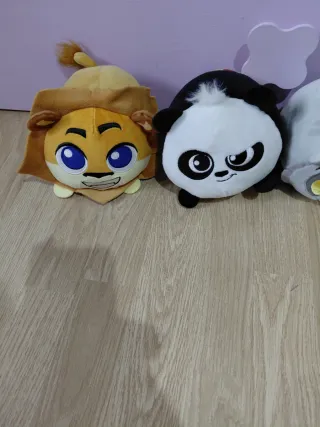 Peluche Madagascar 7 pezzi collezione