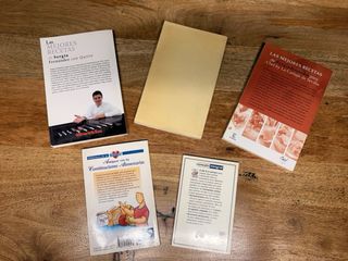 Lote de libros de nutrición y cocina