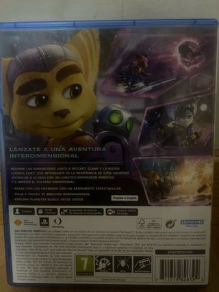 Juego PS5 Ratchet Clank: Una Dimensión Aparte