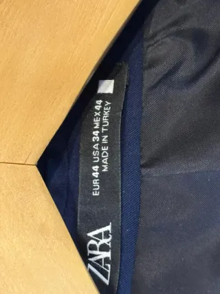 Traje azul Zara hombre