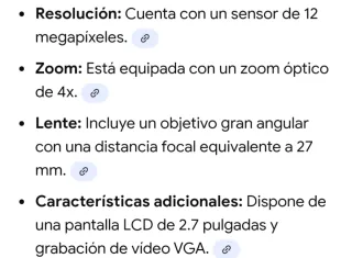 Cámara Olympus 12 MP 4x Zoom Plateada