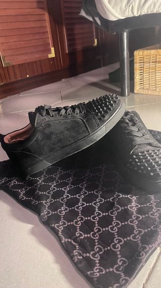 Scarpe Christian Louboutin uomo nere