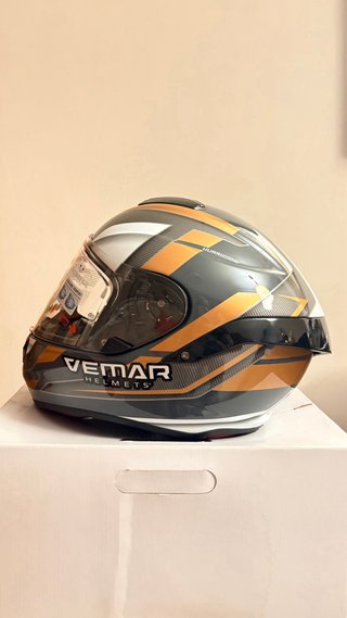 Casco integral Vemar Hurric naranja M