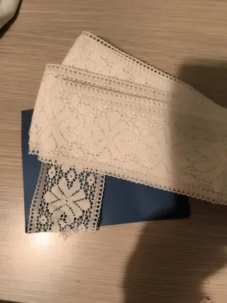 8m Puntilla Blanca Encaje